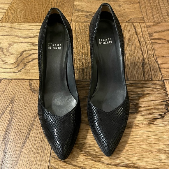 Stuart Weitzman Black Heels - Picture 2 of 7